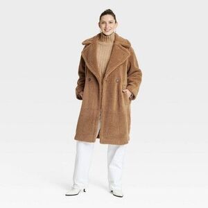 Universal Thread - Women's Faux Shearling Coat - Universal Thread Bro Brown